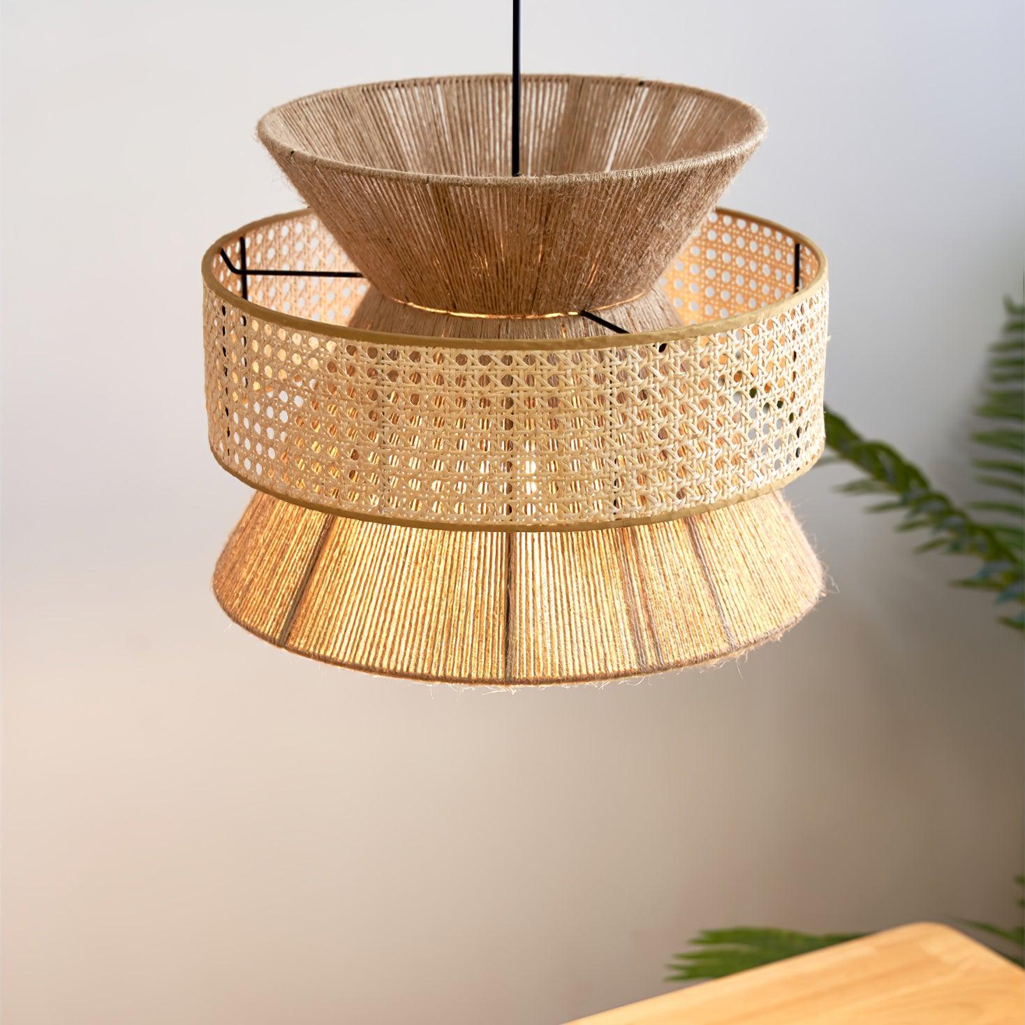 Aria Bohemian Bamboo Pendant Lamp - Lamp Outdoor
