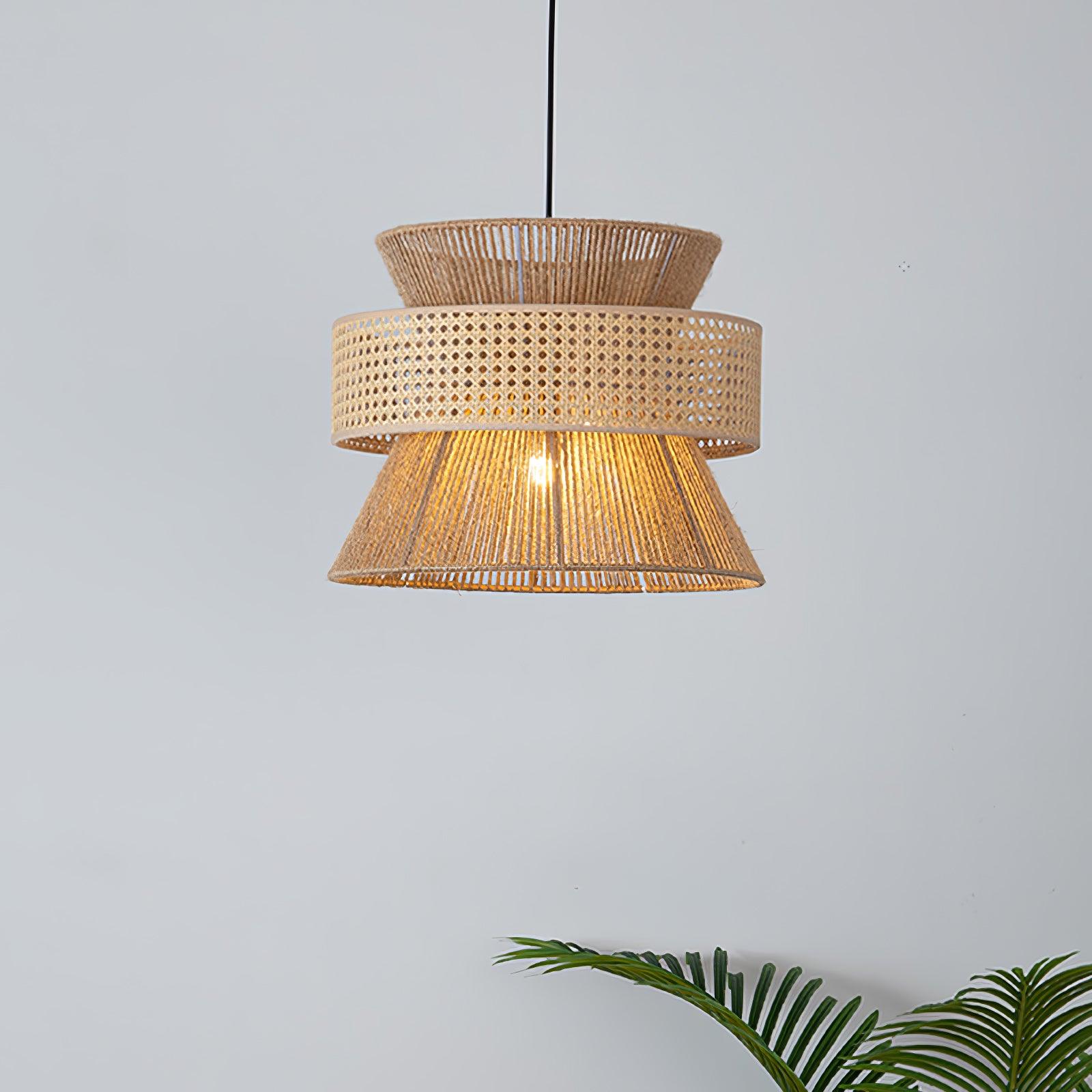 Aria Bohemian Bamboo Pendant Lamp - Lamp Outdoor