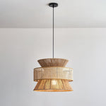 Aria Bohemian Bamboo Pendant Lamp - Lamp Outdoor