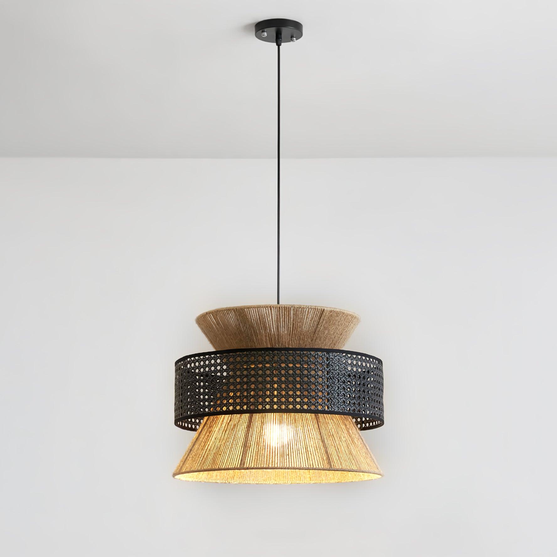 Aria Bohemian Bamboo Pendant Lamp - Lamp Outdoor