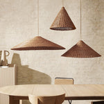 Rattan Hat Pendant Light - Lamp Outdoor