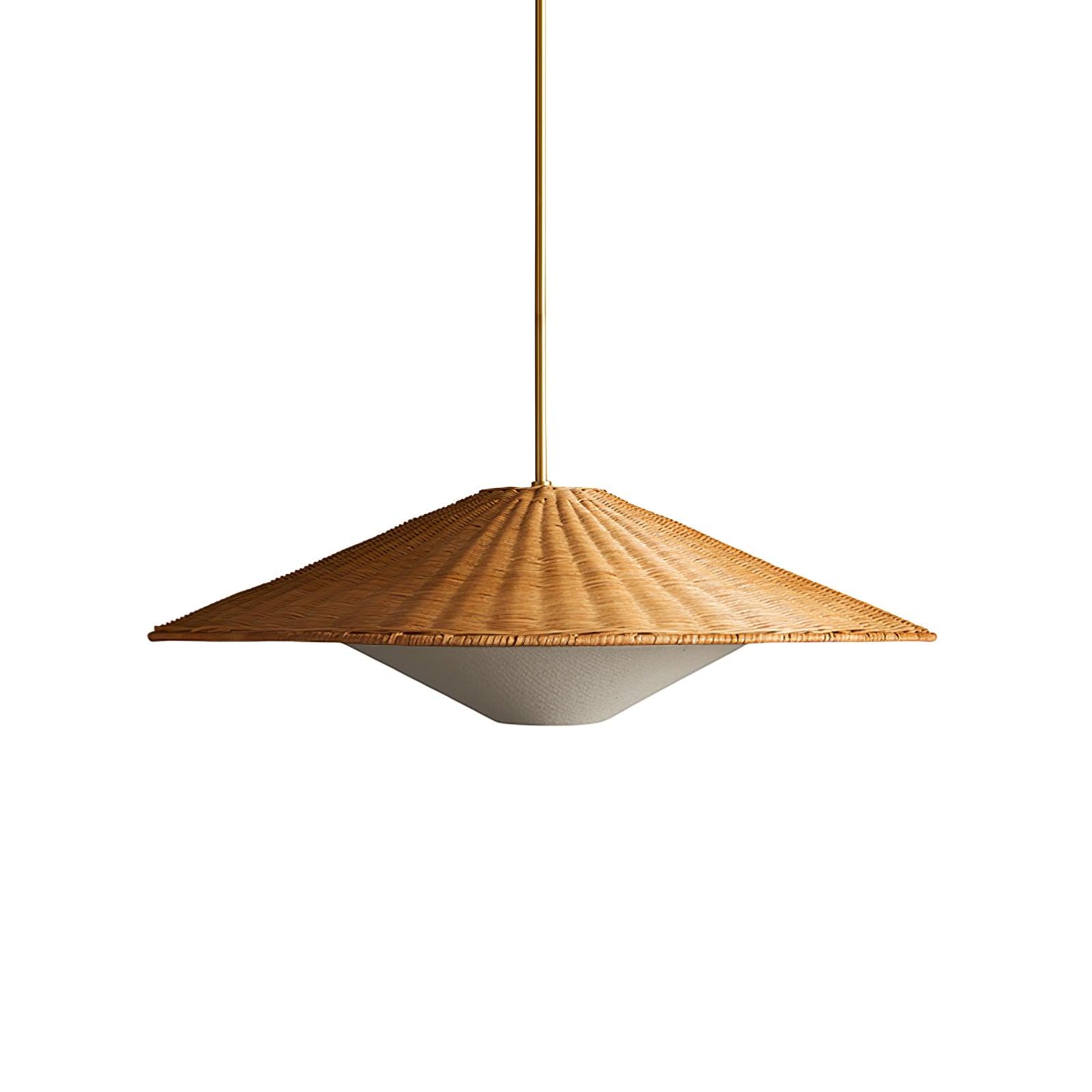 Rattan Hat Pendant Light - Lamp Outdoor