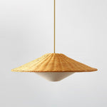 Rattan Hat Pendant Light - Lamp Outdoor