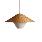 Rattan Hat Pendant Light - Lamp Outdoor