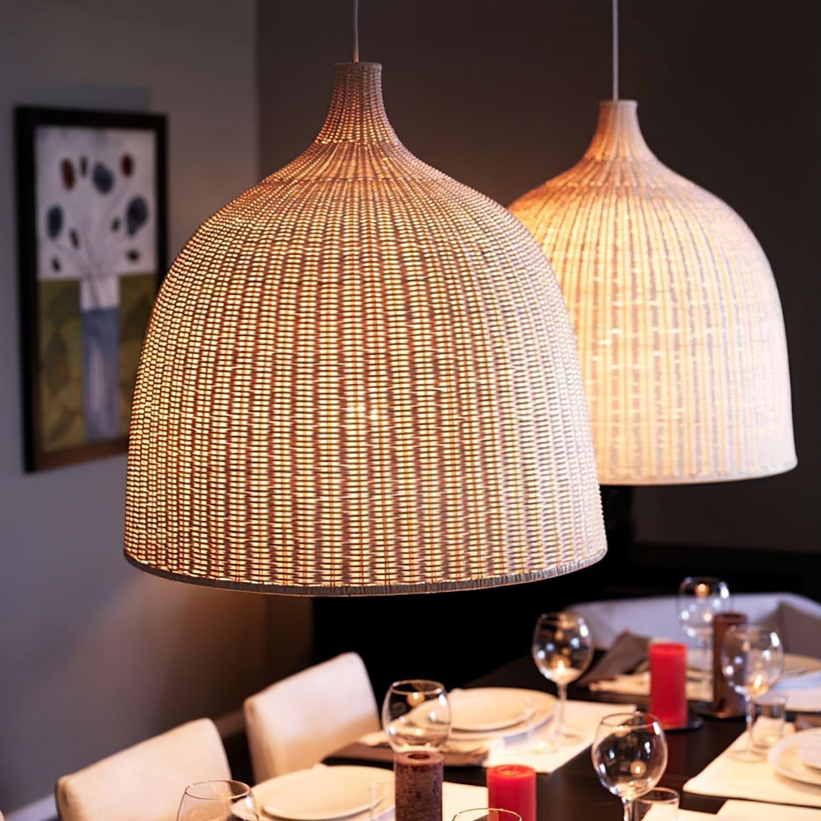 Rattan Pandent Light - Lamp Outdoor