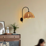 Rattan Petal Wall Lamp - Lamp Outdoor