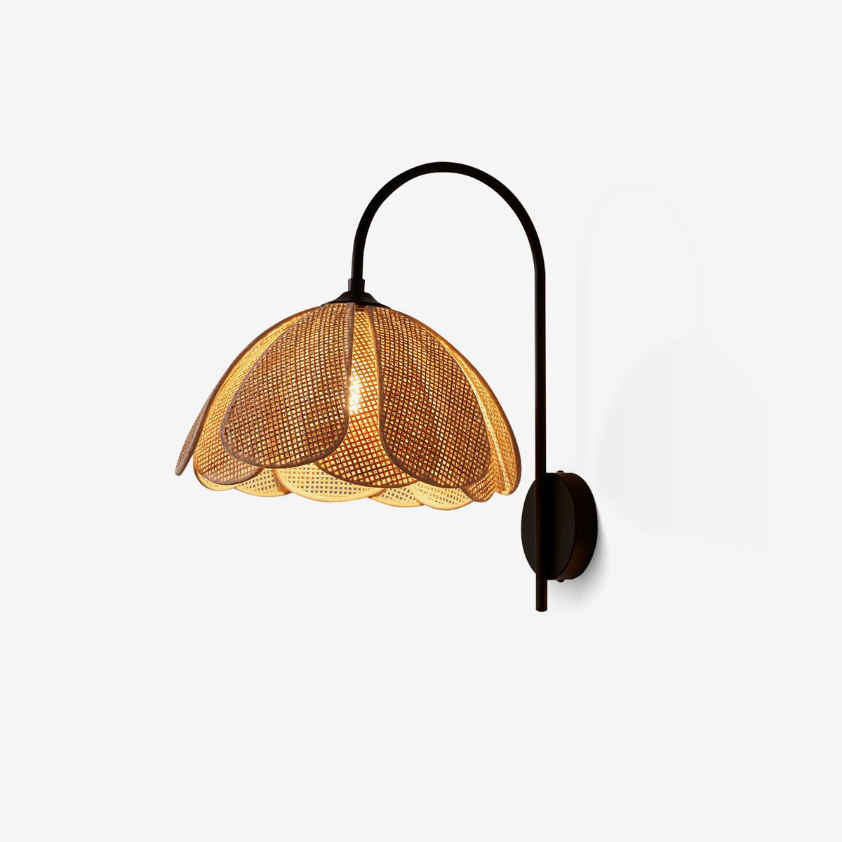 Rattan Petal Wall Lamp - Lamp Outdoor