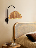 Rattan Petal Wall Lamp - Lamp Outdoor