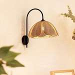 Rattan Petal Wall Lamp - Lamp Outdoor