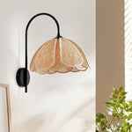 Rattan Petal Wall Lamp - Lamp Outdoor
