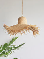 Rattan Straw Hat Pendant Light - Lamp Outdoor