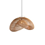 Rattan Wave Pendant Light - Lamp Outdoor