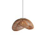 Rattan Wave Pendant Light - Lamp Outdoor