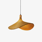 Rattan Weave Hat Pendant Light - Lamp Outdoor