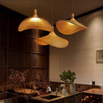 Rattan Weave Hat Pendant Light - Lamp Outdoor