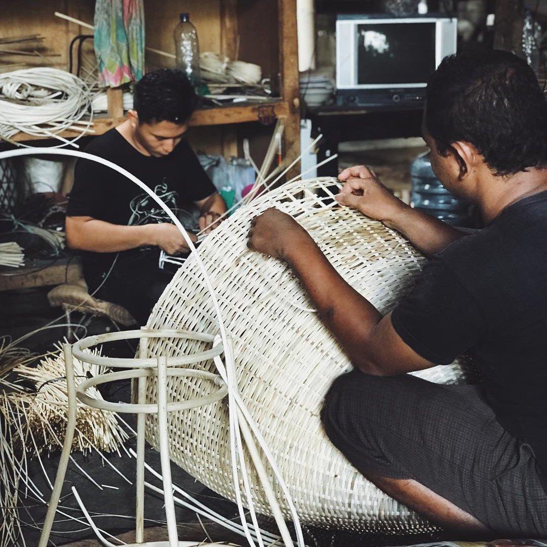 Rattan Pandent Light - Lamp Outdoor