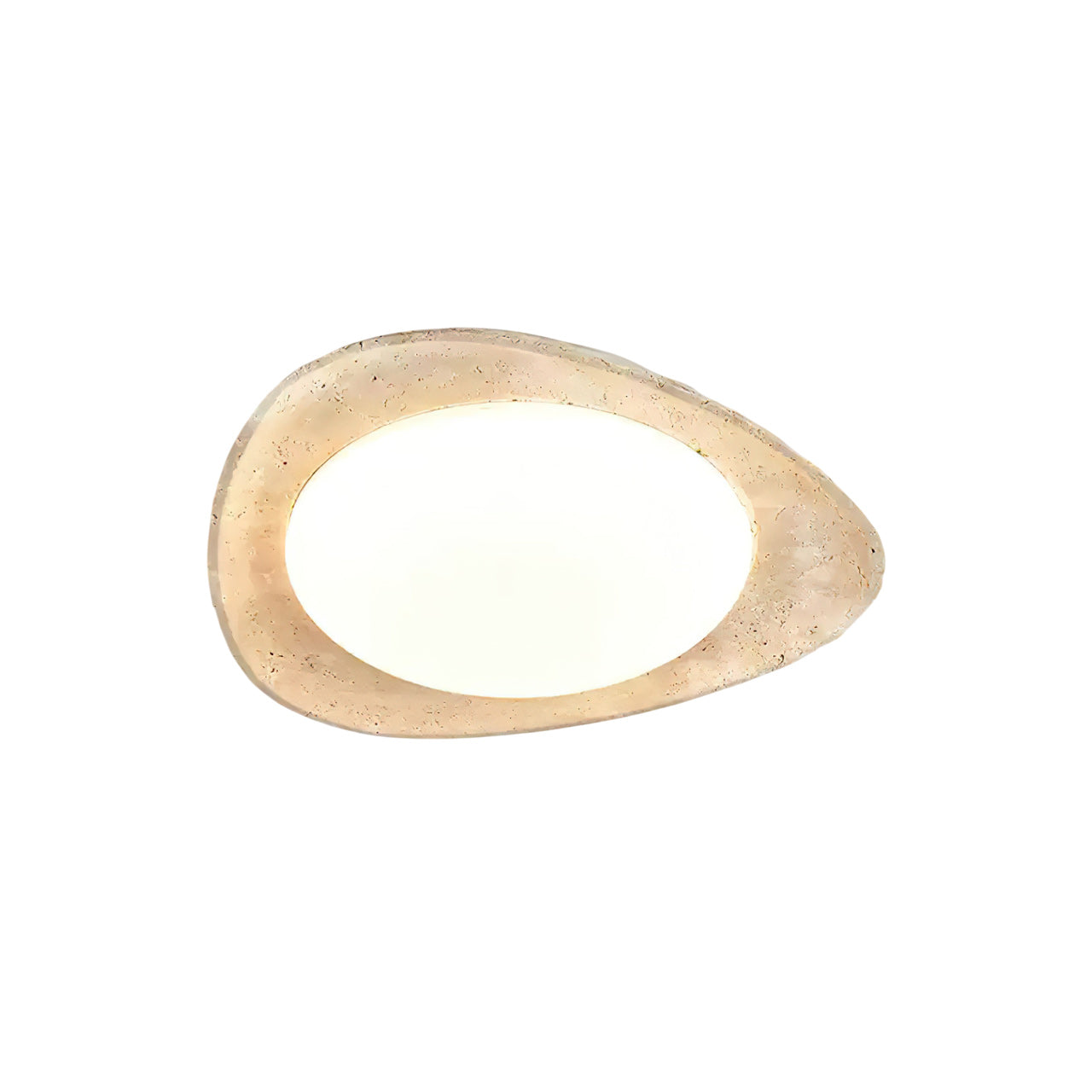 Rayna Wabi-Sabi Travertine Ceiling Light