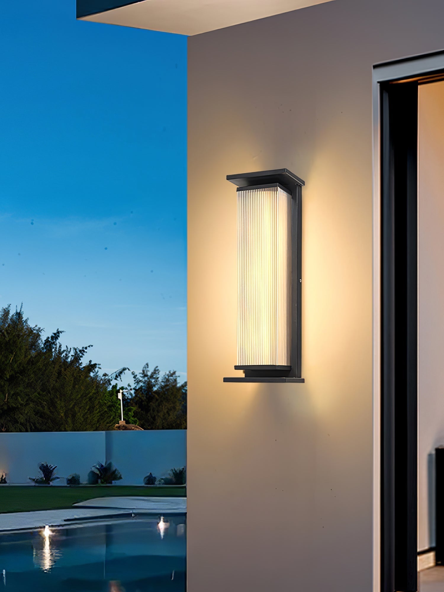 Rectangular Box Outdoor Wall Lamp - Lamp Outdoor