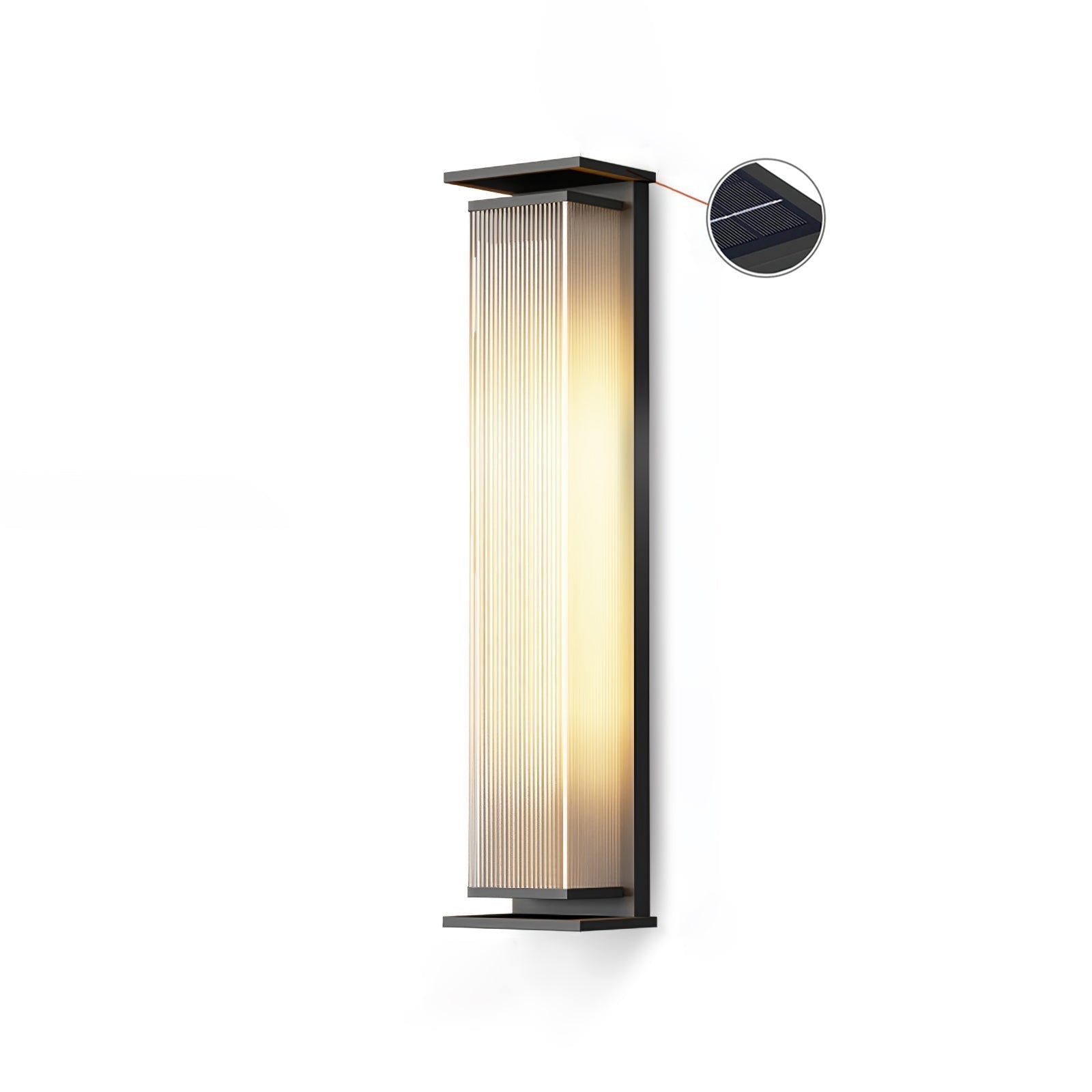 Cesilila Vertical Glass Wall Light - Lamp Outdoor