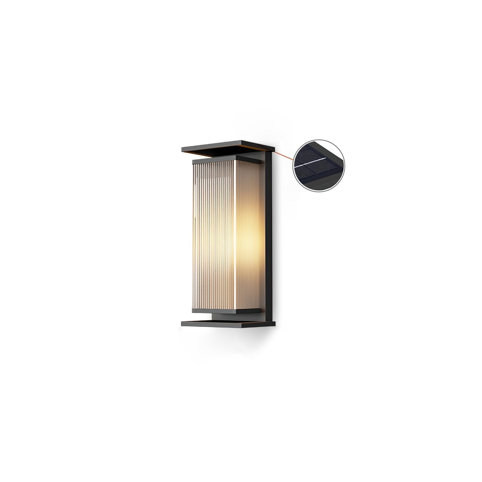 Cesilila Vertical Glass Wall Light - Lamp Outdoor