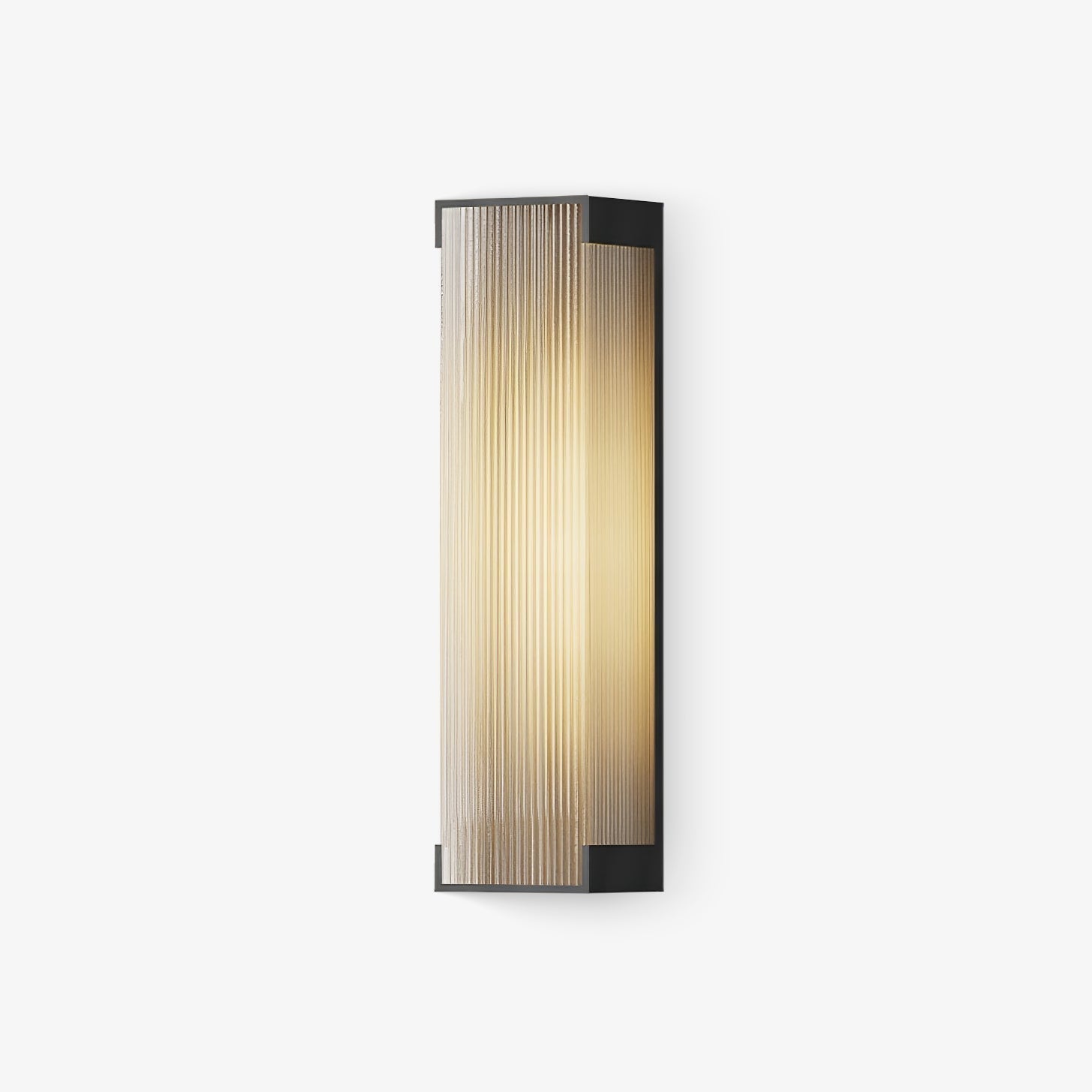 Rectangular Solar Outdoor Wall Light - Lamp Outdoor
