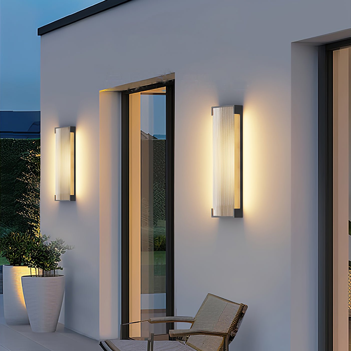 Rectangular Outdoor Wall Light - Lamp Outdoor