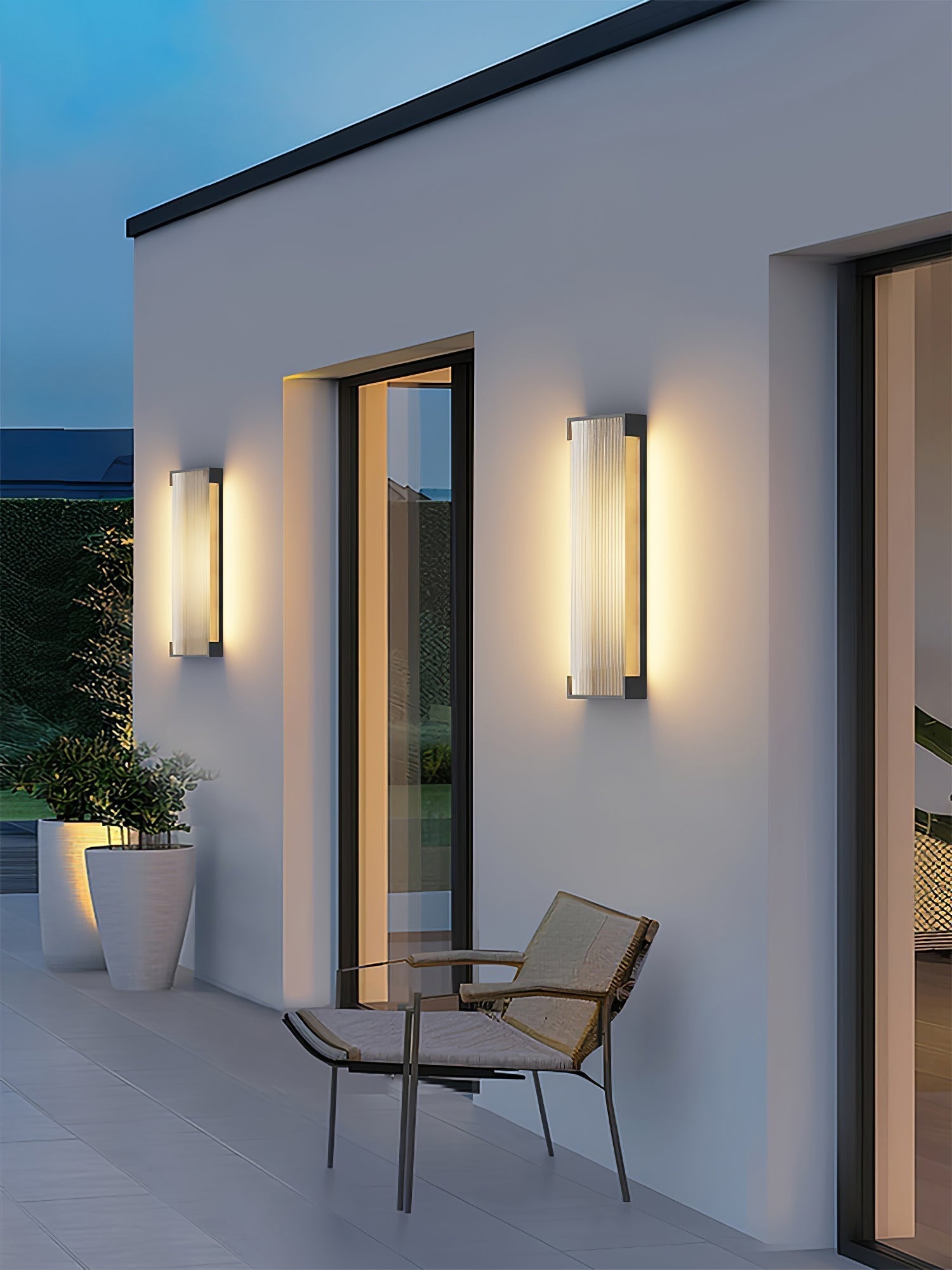 Rectangular Outdoor Wall Light - Lamp Outdoor
