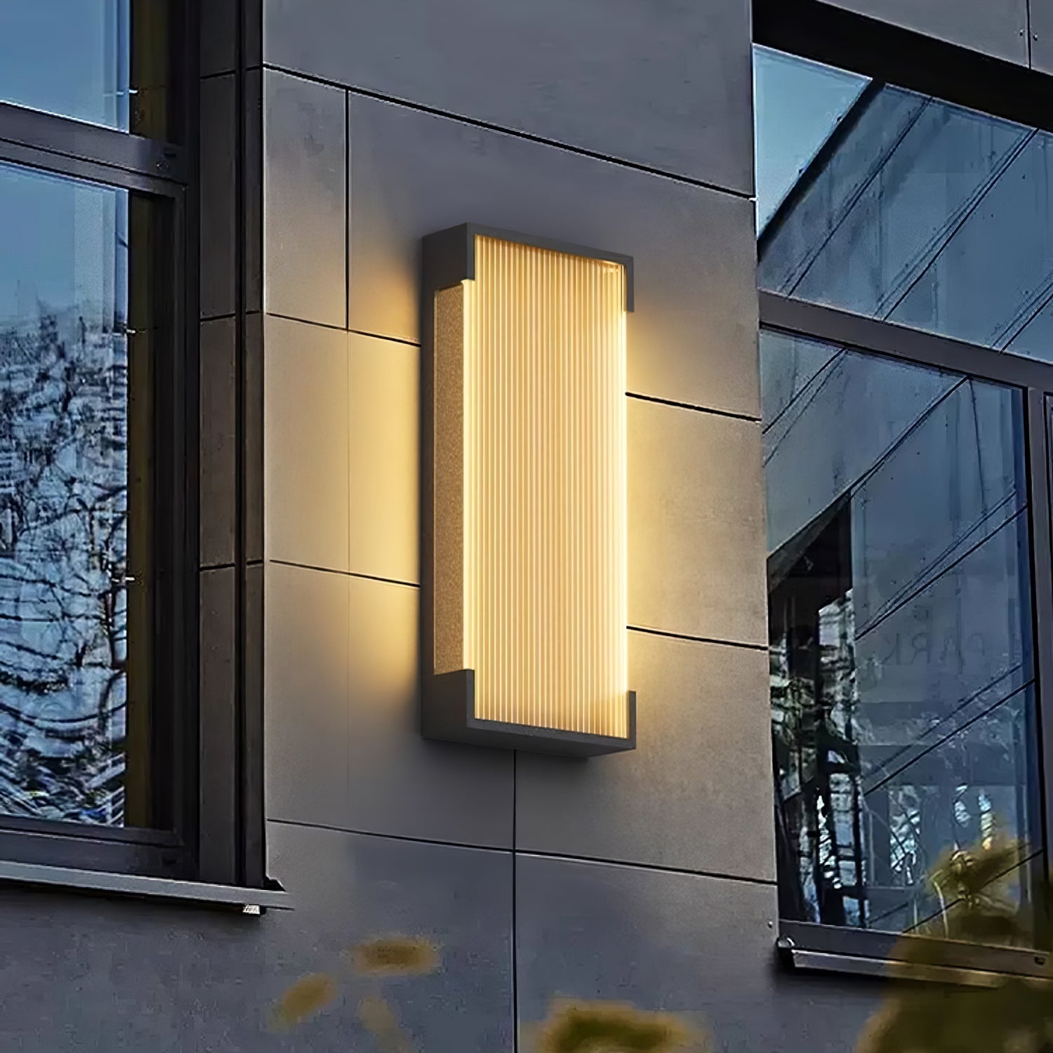 Rectangular Outdoor Wall Light - Lamp Outdoor