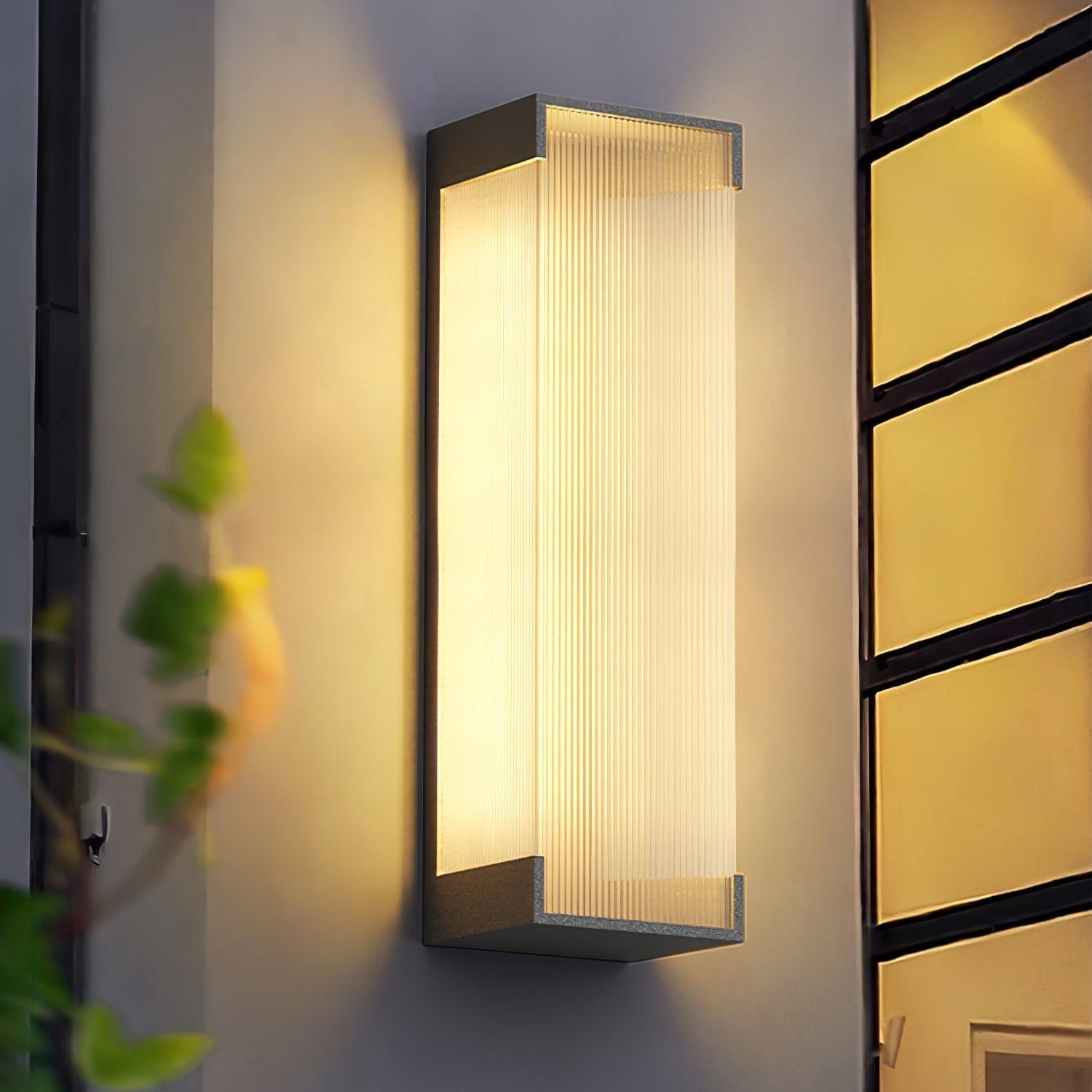 Rectangular Outdoor Wall Light - Lamp Outdoor