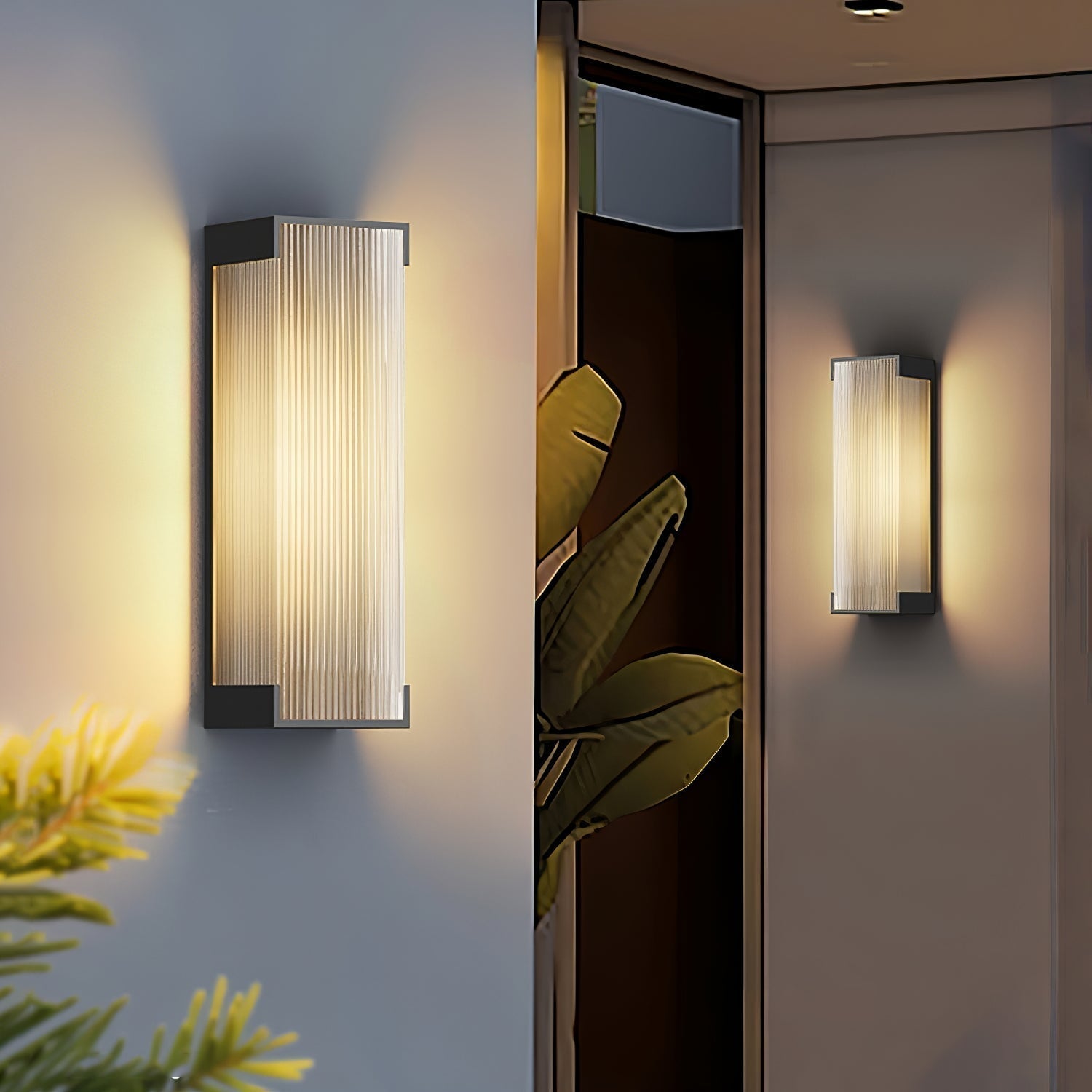 Rectangular Outdoor Wall Light - Lamp Outdoor