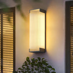 Rectangular Solar Outdoor Wall Light - Lamp Outdoor