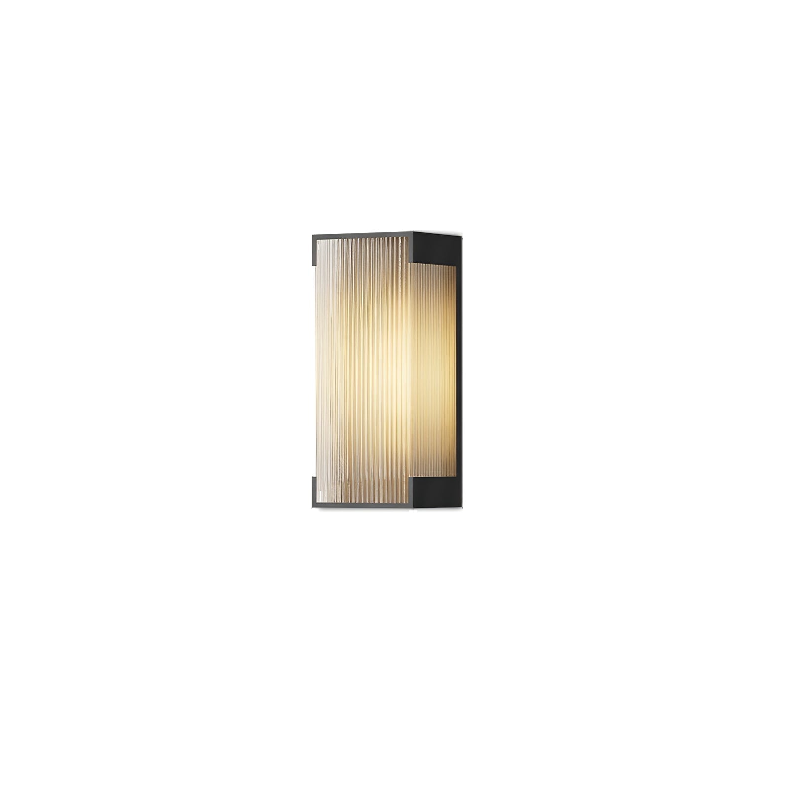 Rectangular Solar Outdoor Wall Light - Lamp Outdoor
