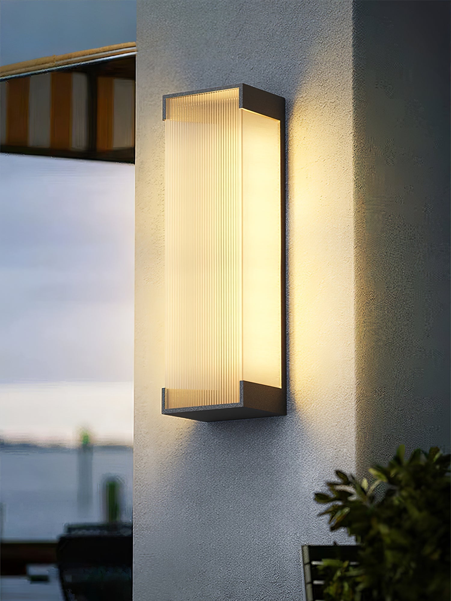 Rectangular Outdoor Wall Light - Lamp Outdoor