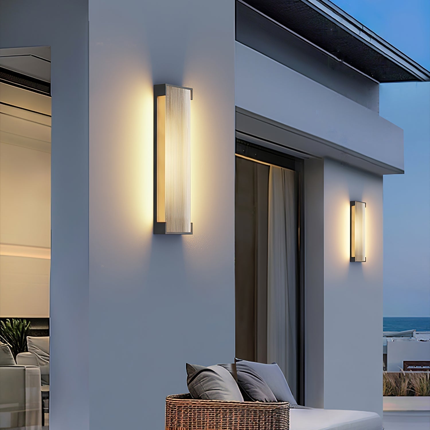 Rectangular Outdoor Wall Light - Lamp Outdoor