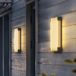 Rectangular Solar Outdoor Wall Light - Lamp Outdoor