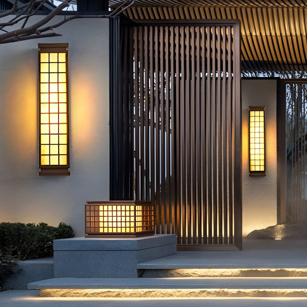 Classic Rectangular T5 Waterproof Vintage Outdoor Wall Lights Fixture - Lamp Outdoor