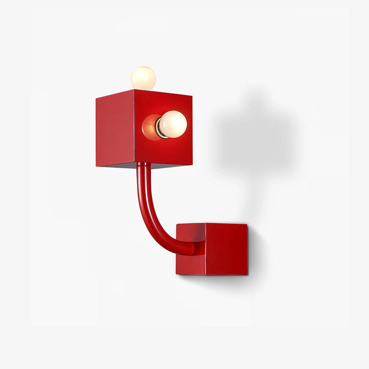 Red Cube Wall Lamp - Lamp Outdoor