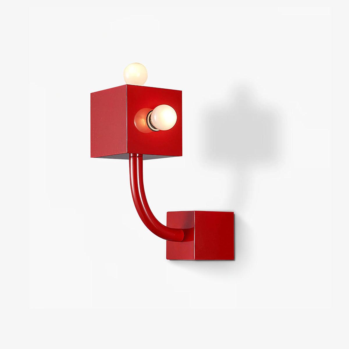 Red Cube Wall Lamp - Lamp Outdoor