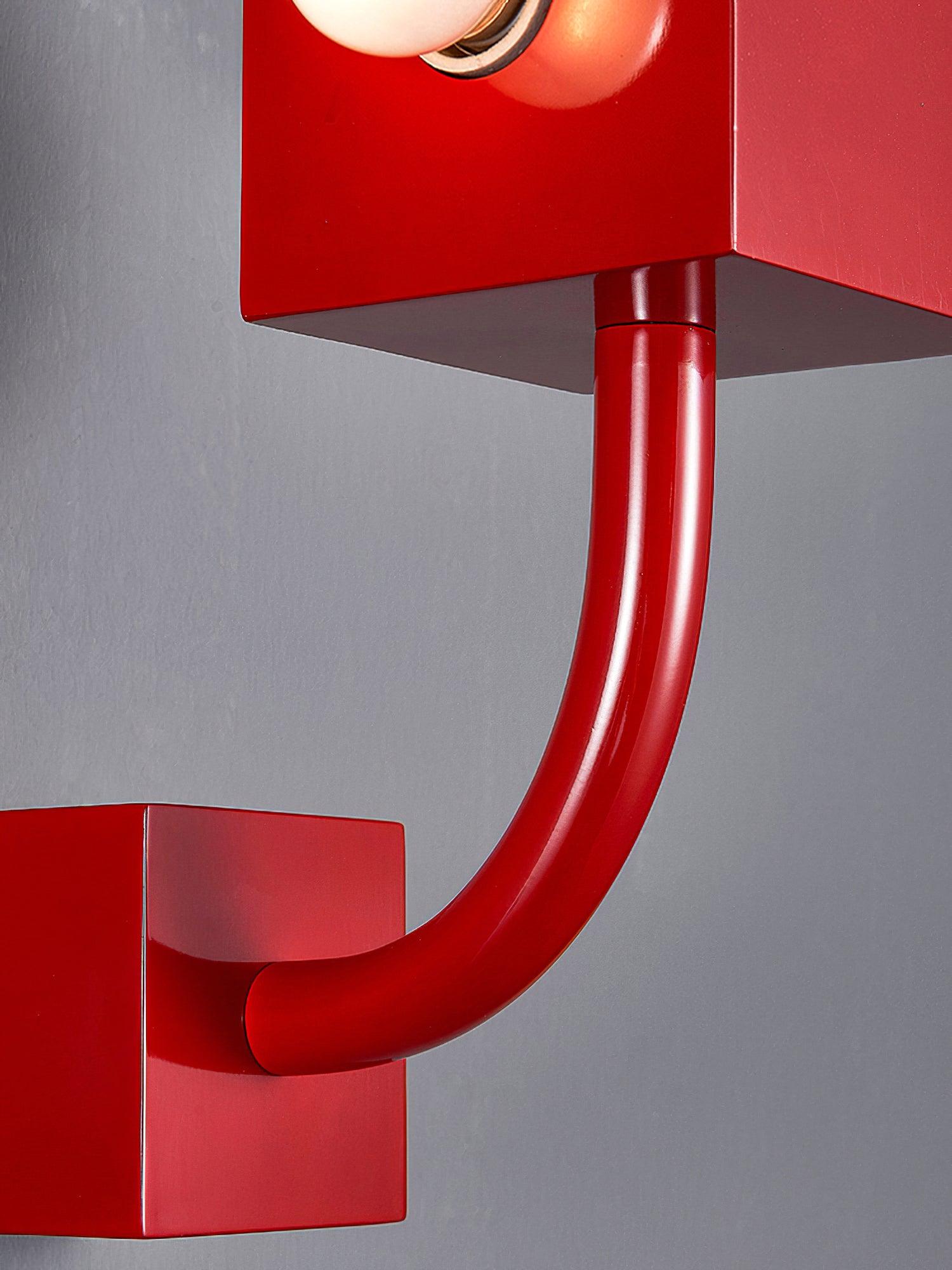 Red Cube Wall Lamp - Lamp Outdoor