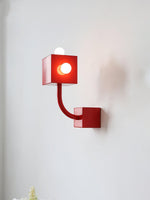 Red Cube Wall Lamp - Lamp Outdoor