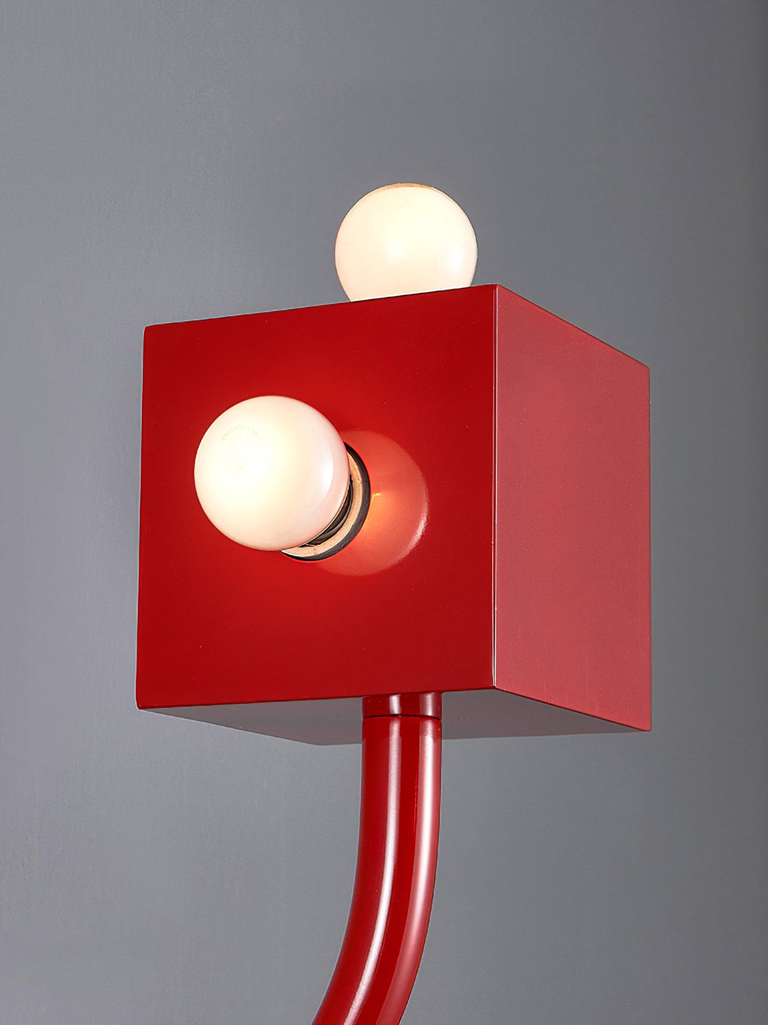 Red Cube Wall Lamp - Lamp Outdoor