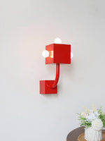 Red Cube Wall Lamp - Lamp Outdoor