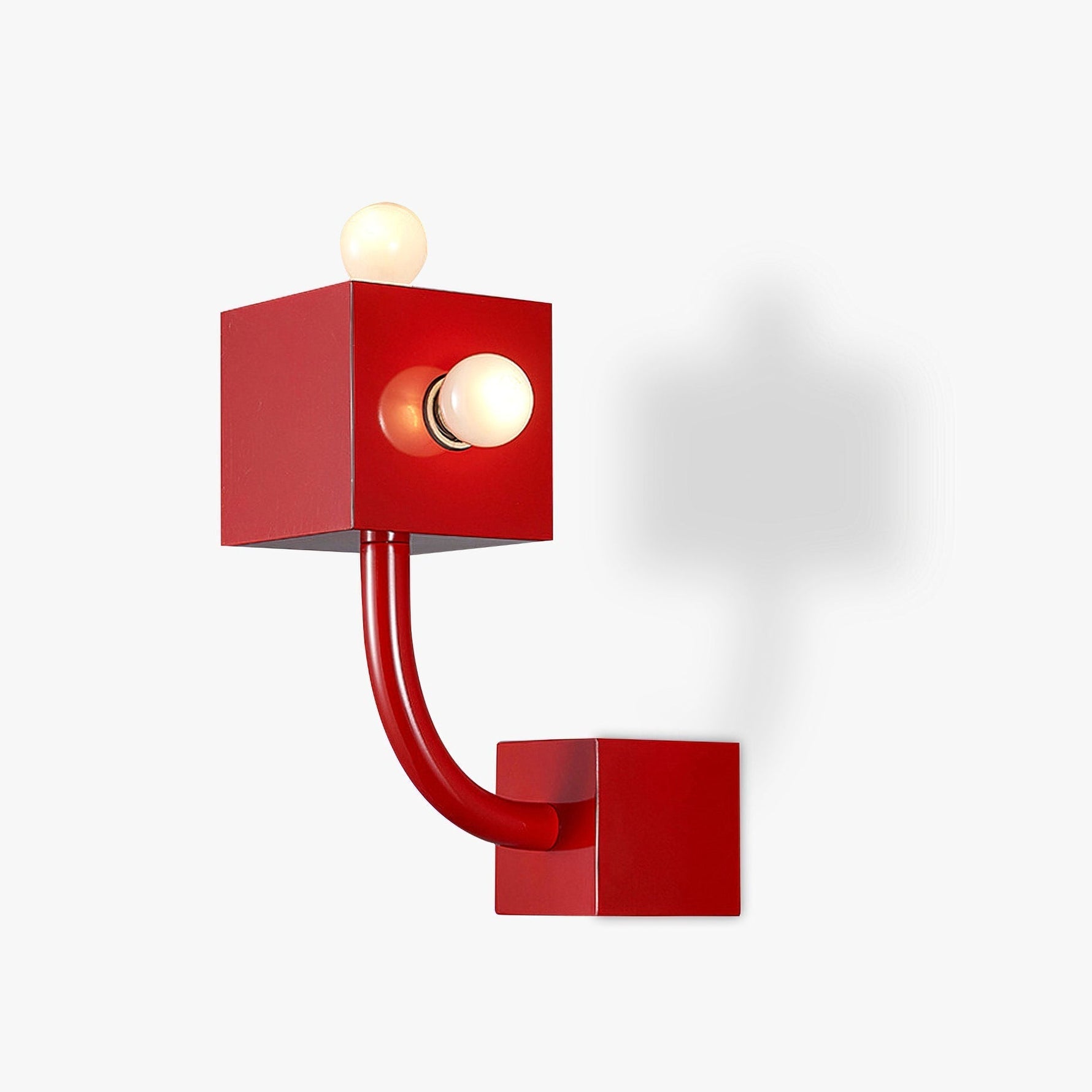 Red Cube Wall Lamp - Lamp Outdoor