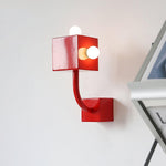 Red Cube Wall Lamp - Lamp Outdoor