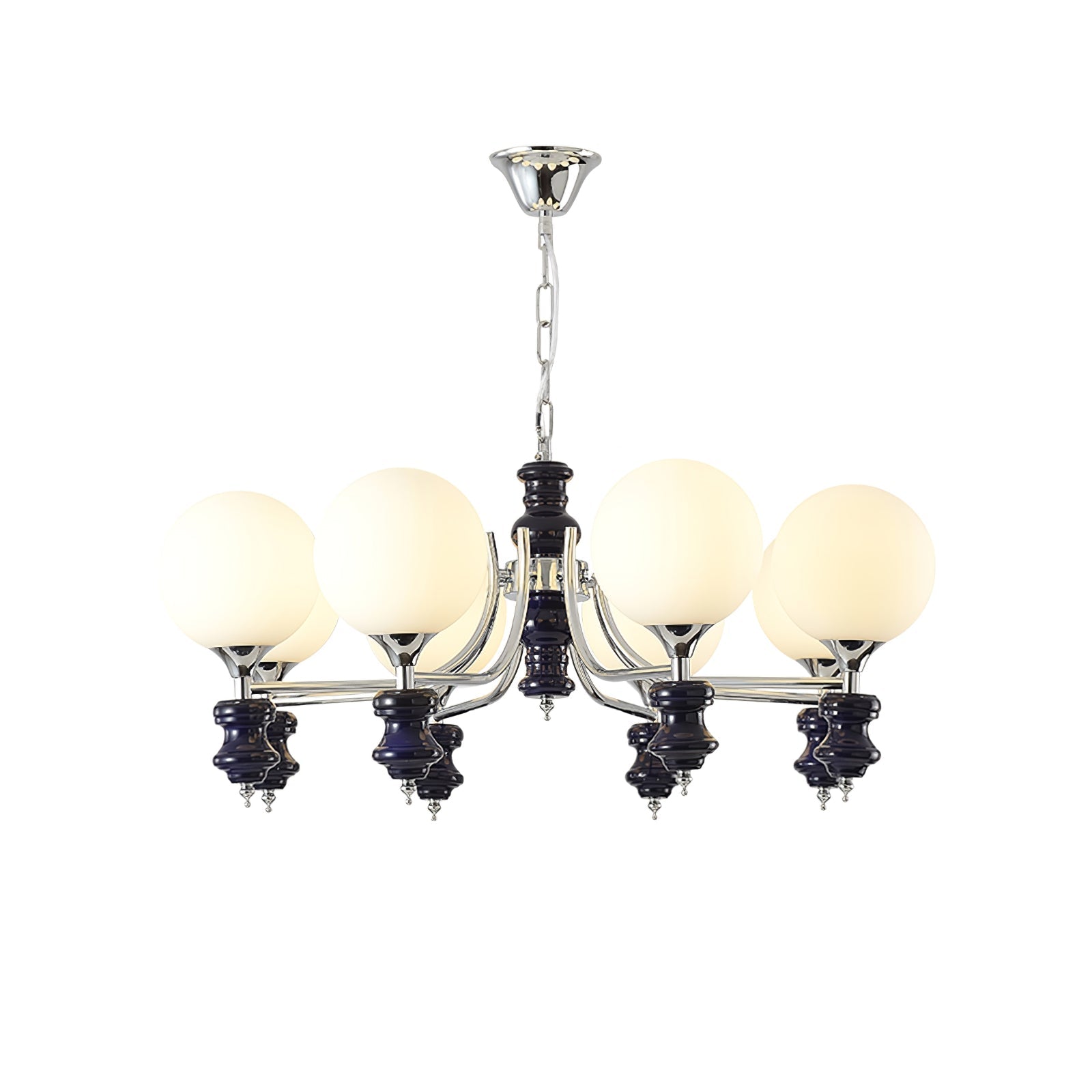 Aurora Chandelier Regal Orb Frosted - Lamp Outdoor