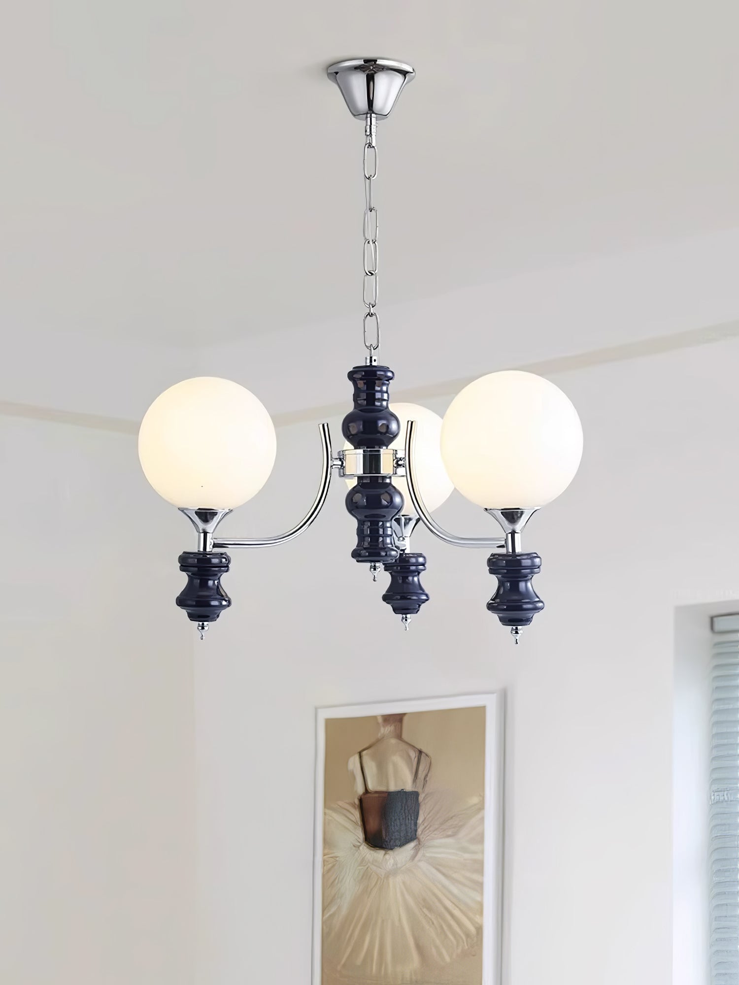 Aurora Chandelier Regal Orb Frosted - Lamp Outdoor