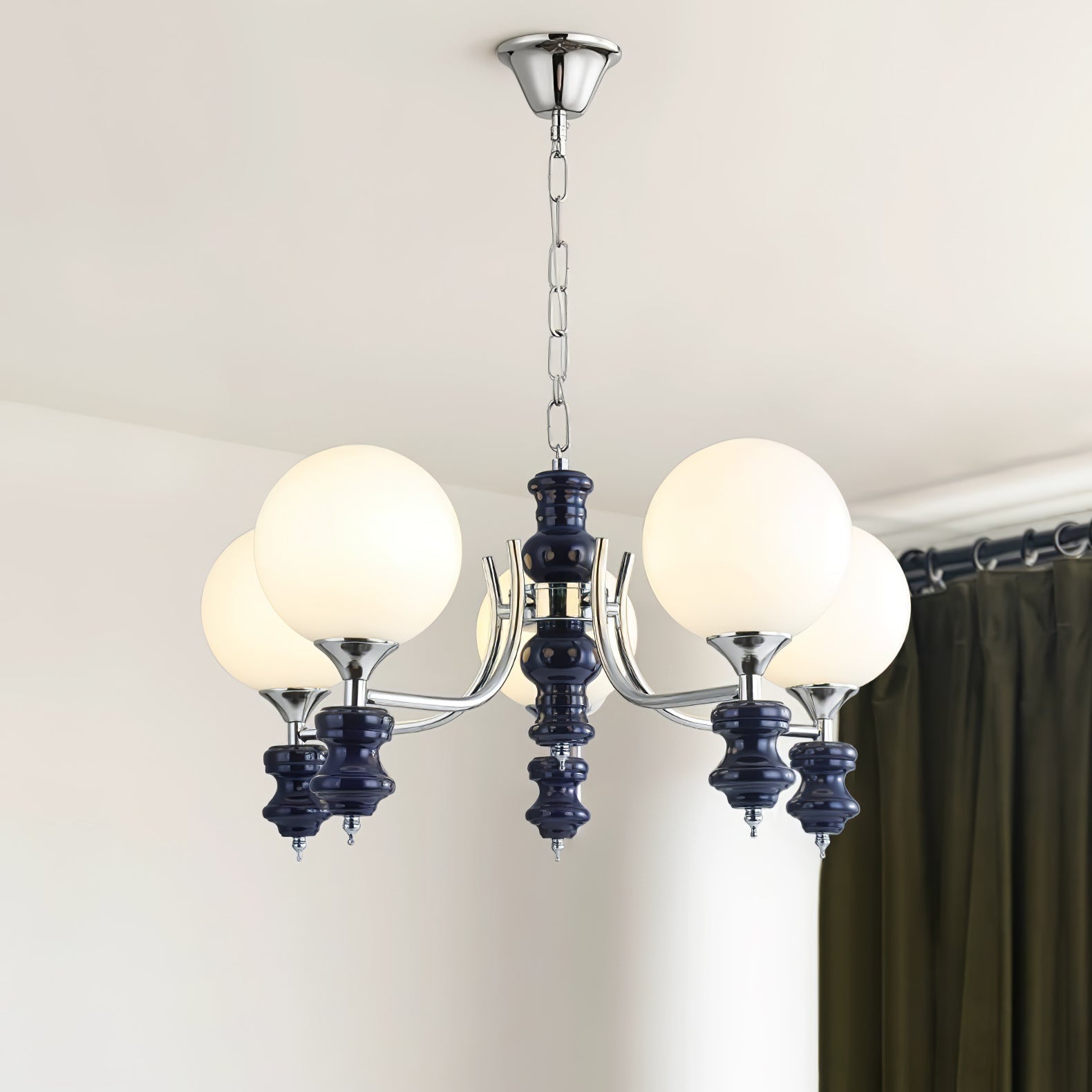 Aurora Chandelier Regal Orb Frosted - Lamp Outdoor