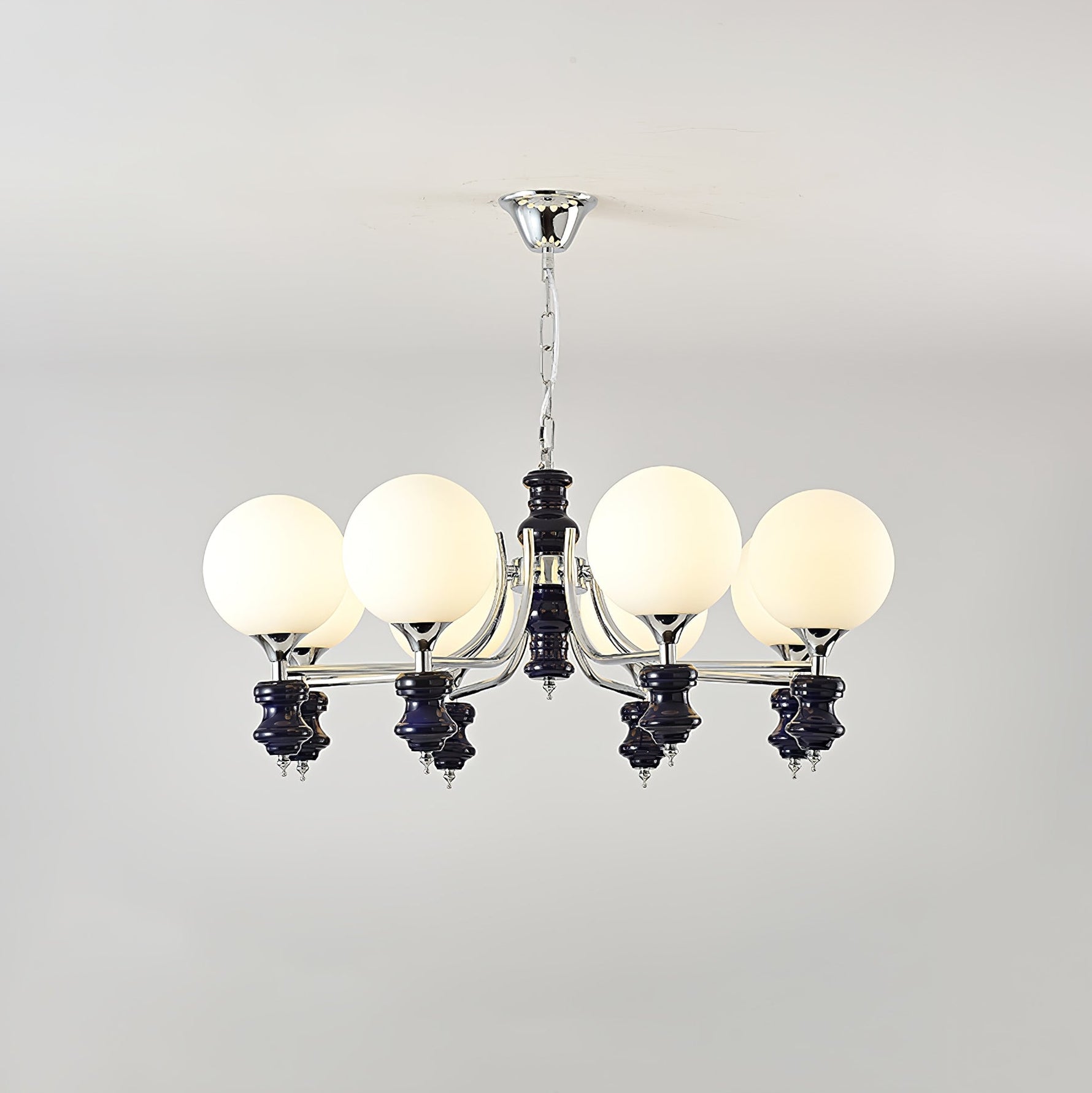 Aurora Chandelier Regal Orb Frosted - Lamp Outdoor