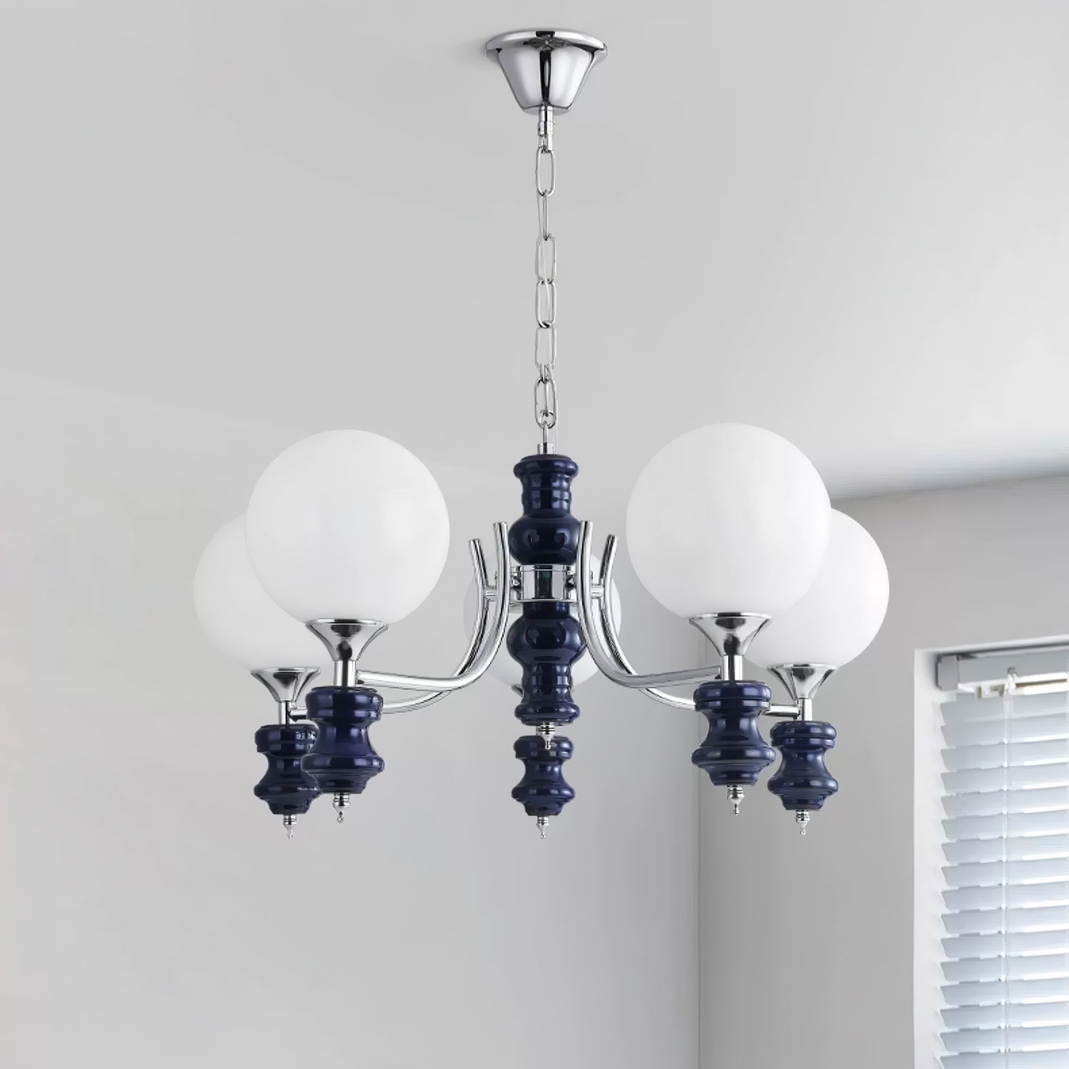 Aurora Chandelier Regal Orb Frosted - Lamp Outdoor