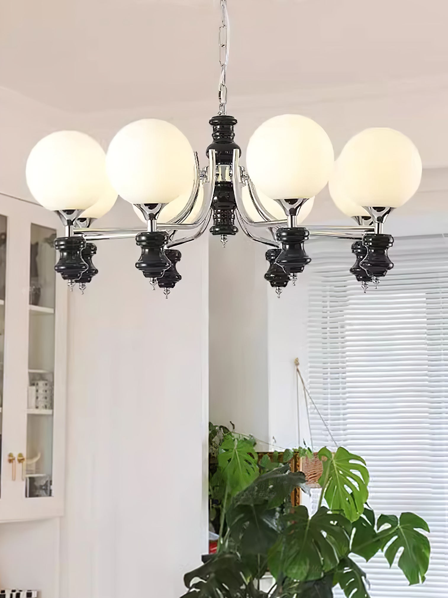 Aurora Chandelier Regal Orb Frosted - Lamp Outdoor